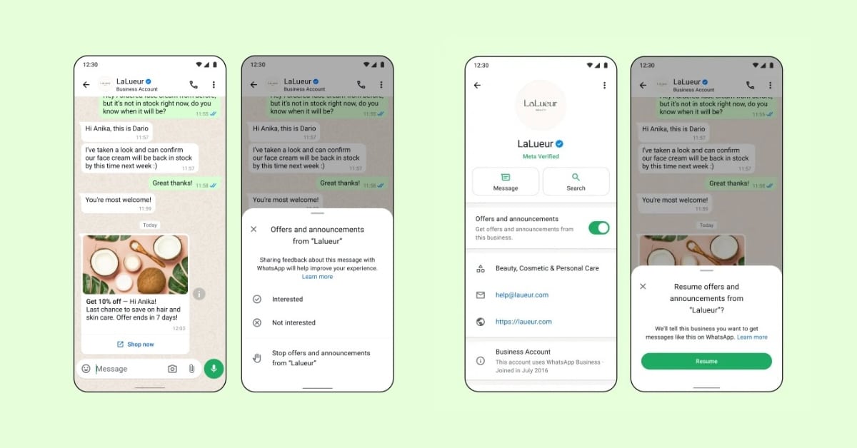 Les pubs seront de plus en plus présentes dans les statuts de vos contacts.
