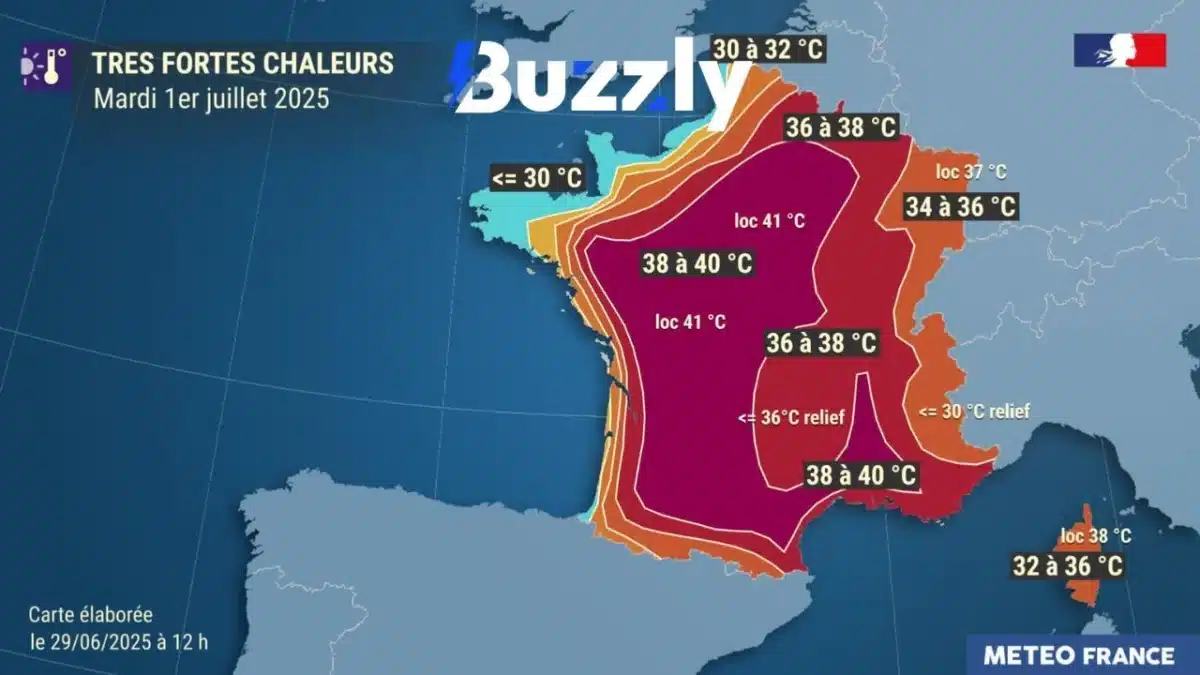canicule en france annonce