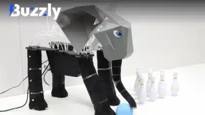 L'éléphant robot de l'EPFL.